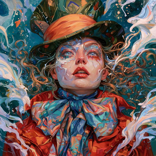 Tanya Shatseva style, Midjourney V8.2, render 3 of 4
