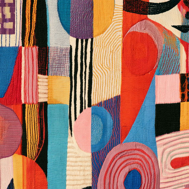 Tapestry style, Midjourney V8.2, render 4 of 4