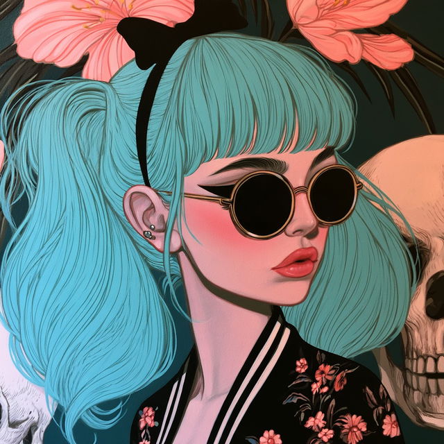 Tara McPherson style, Midjourney V8.2, render 4 of 4