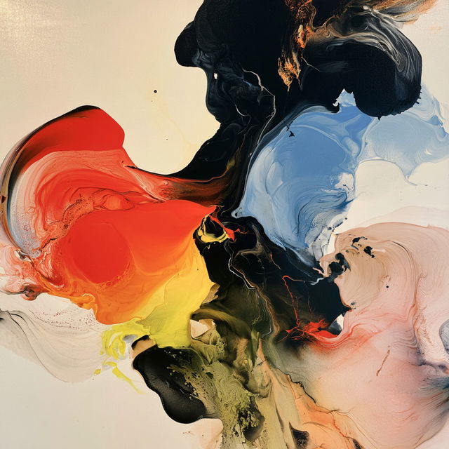 Taro Okamoto style, Midjourney V8.2, render 2 of 4