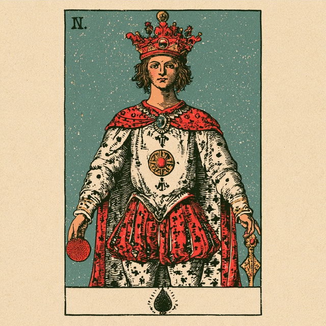 Tarot de Marseille style, Midjourney V8.2, render 1 of 4