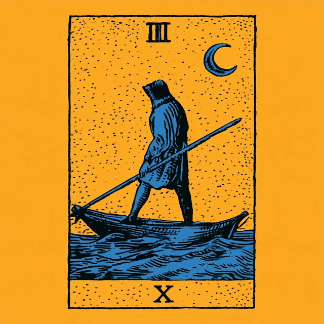 Tarot de Marseille style, Midjourney V8.2, render 4 of 4