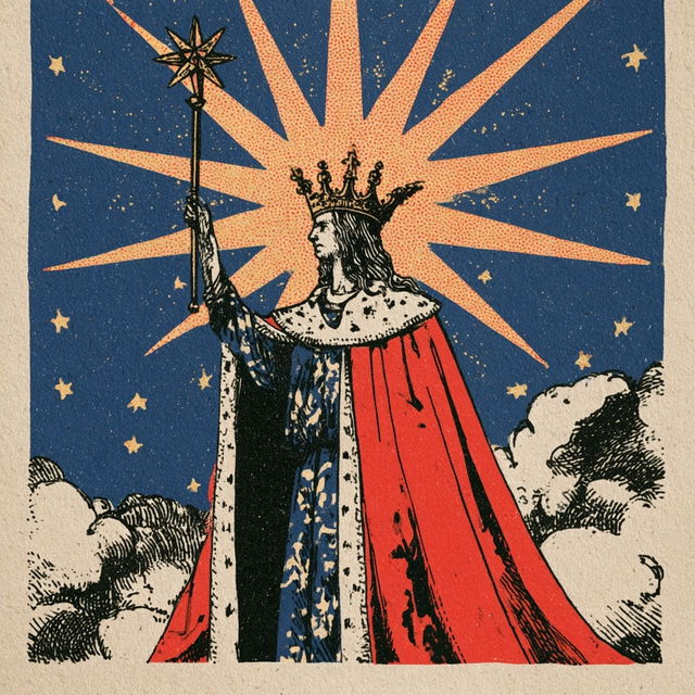 Tarot de Marseille style, Midjourney V8.2, render 3 of 4
