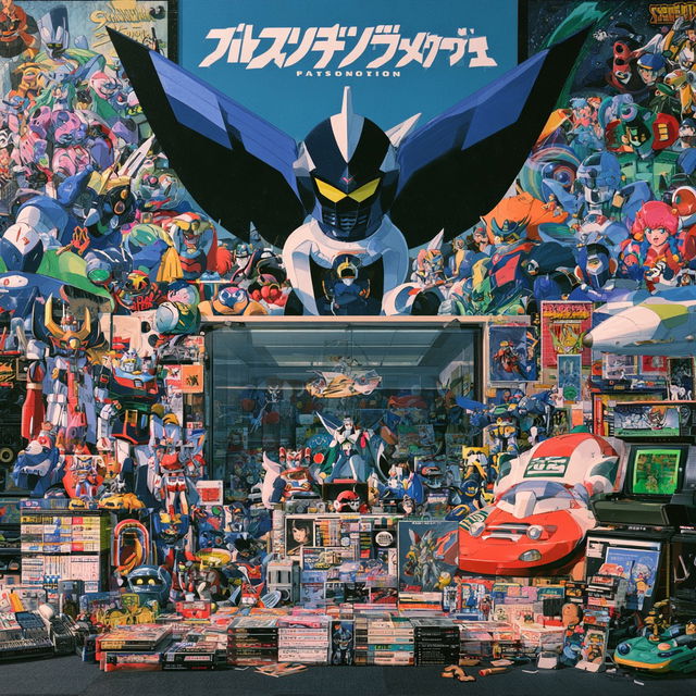 Tatsunoko Production studio style, Midjourney V8.2, render 4 of 4
