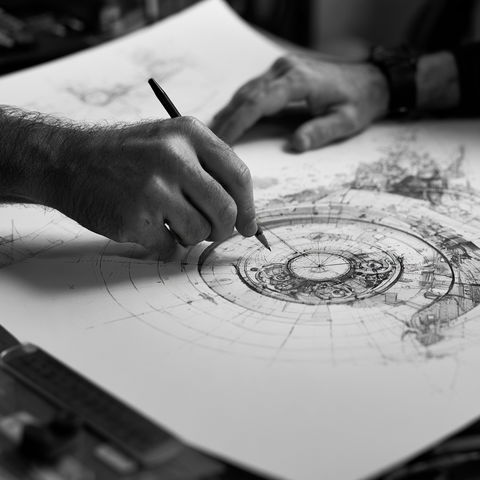 Technical drawing style (Techniques), Midjourney V8.2