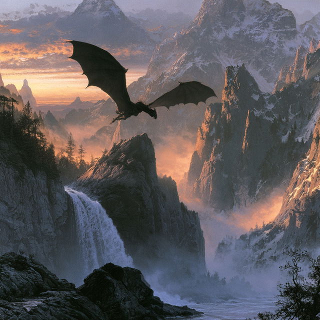 Ted Nasmith style, Midjourney V8.2, render 1 of 4