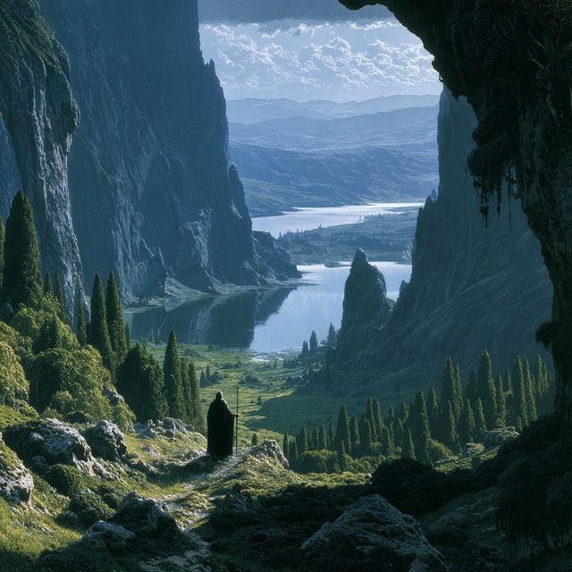 Ted Nasmith style, Midjourney V8.2, render 2 of 4