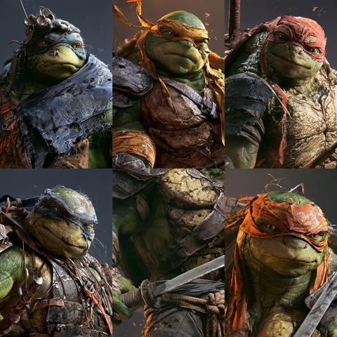 Teenage Mutant Ninja Turtles style (Titles), Midjourney V8.2
