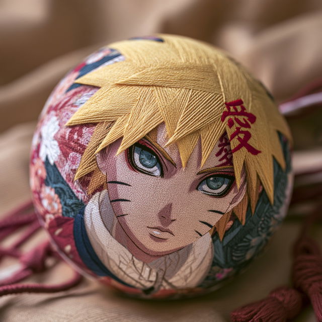 Temari style, Midjourney V8.2, render 4 of 4