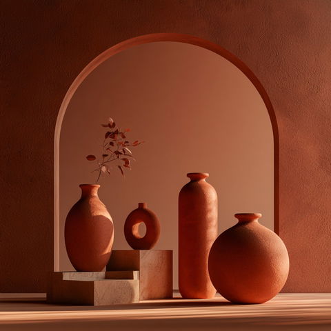 Terracotta style (Techniques), Midjourney V8.2