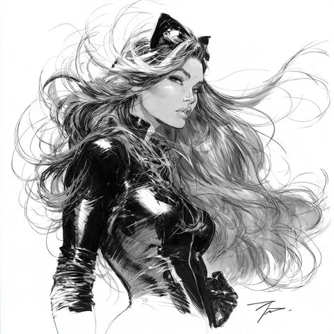 Terry Dodson style (Illustrators), Midjourney V8.2