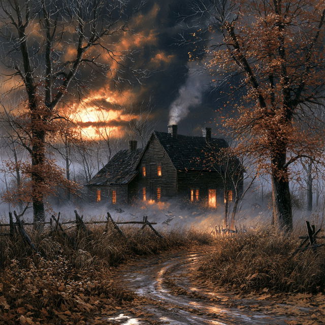 Terry Redlin style, Midjourney V8.2, render 2 of 4