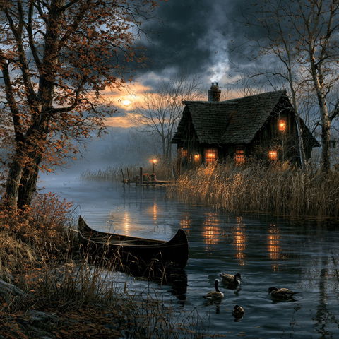 Terry Redlin style (Painters), Midjourney V8.2