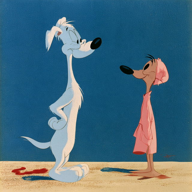 Tex Avery style, Midjourney V8.2, render 4 of 4