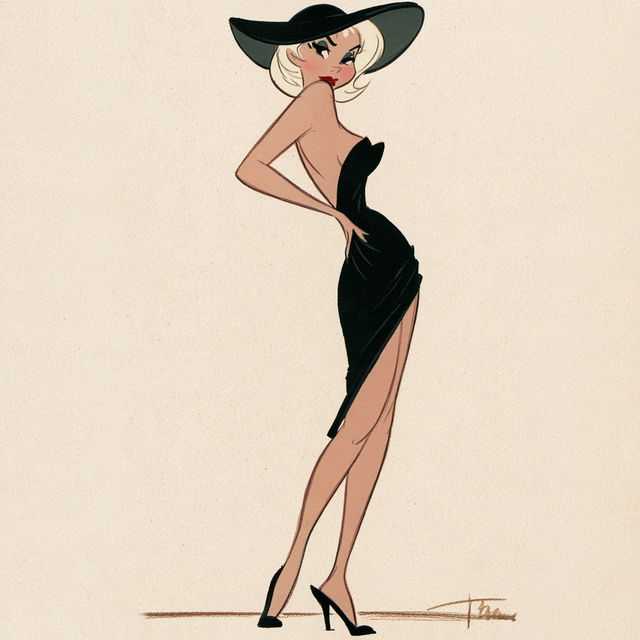 Tex Avery style, Midjourney V8.2, render 3 of 4