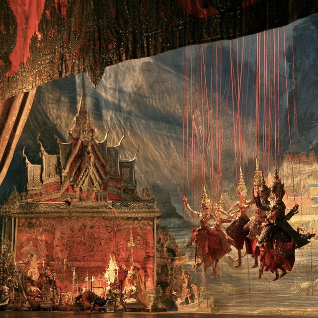 Thai puppet theater style, Midjourney V8.2, render 2 of 4