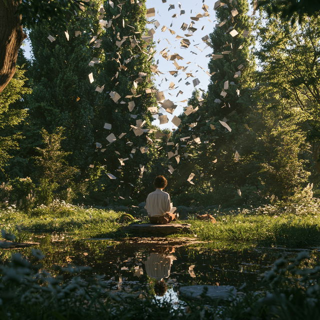 The Garden of Words style, Midjourney V8.2, render 2 of 4