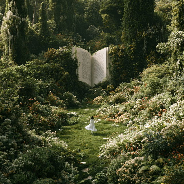 The Garden of Words style, Midjourney V8.2, render 3 of 4
