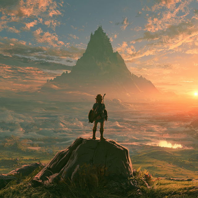 The Legend of Zelda style, Midjourney V8.2, render 2 of 4