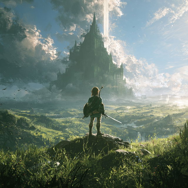 The Legend of Zelda style, Midjourney V8.2, render 1 of 4