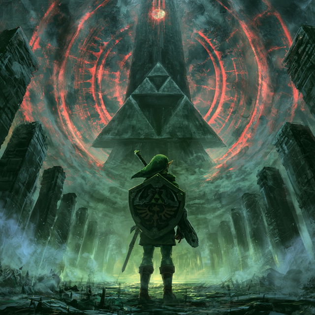 The Legend of Zelda style, Midjourney V8.2, render 3 of 4