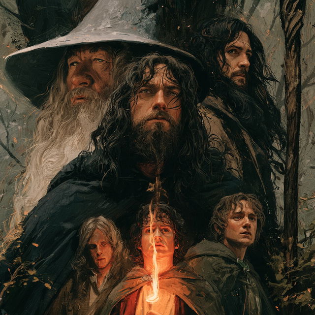 The Lord of the Rings style, Midjourney V8.2, render 2 of 4