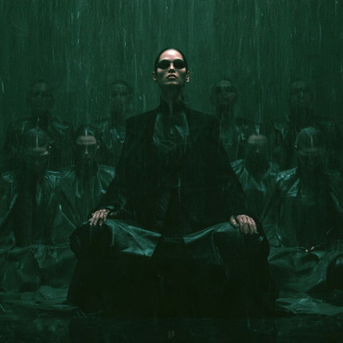 The Matrix style (Titles), Midjourney V8.2