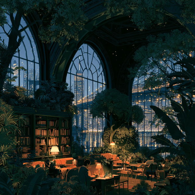 The New Yorker magazine style, Midjourney V8.2, render 4 of 4