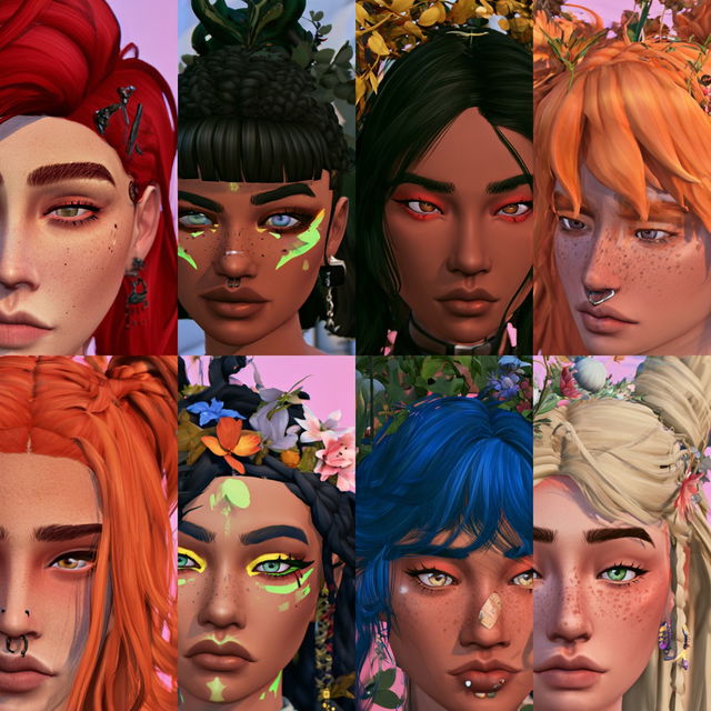 The Sims style, Midjourney V8.2, render 2 of 4