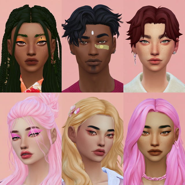 The Sims style, Midjourney V8.2, render 4 of 4