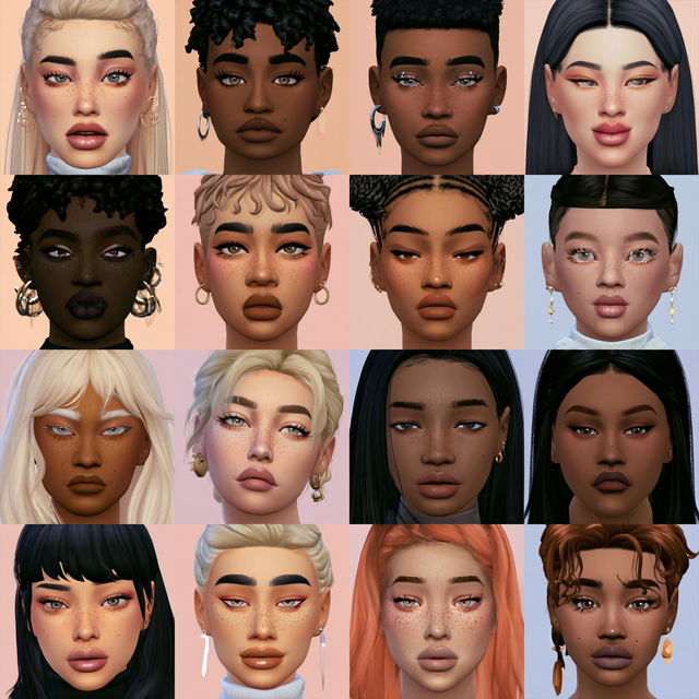 The Sims style, Midjourney V8.2, render 3 of 4