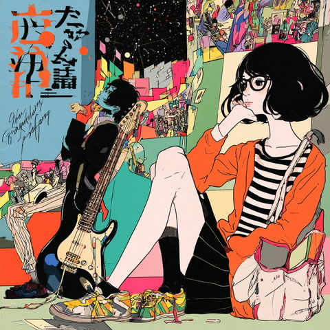 The Tatami Galaxy style (Titles), Midjourney V8.2
