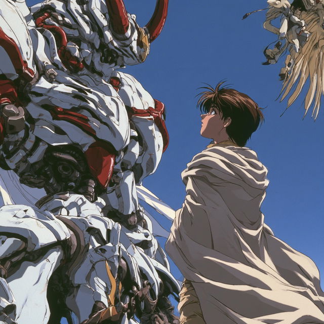 The Vision of Escaflowne style, Midjourney V8.2, render 1 of 4