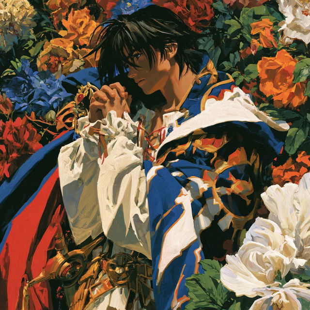 The Vision of Escaflowne style, Midjourney V8.2, render 4 of 4