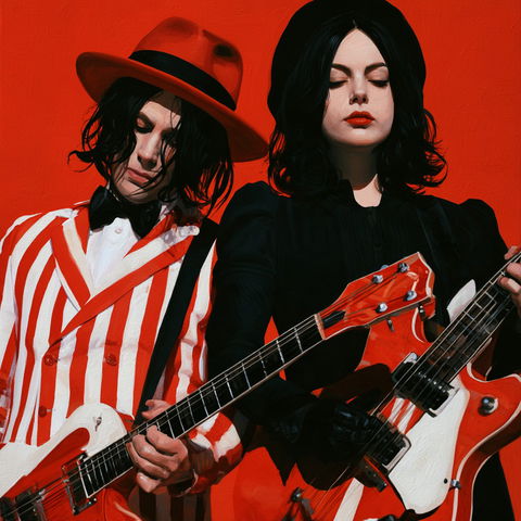 The White Stripes style (Titles), Midjourney V8.2