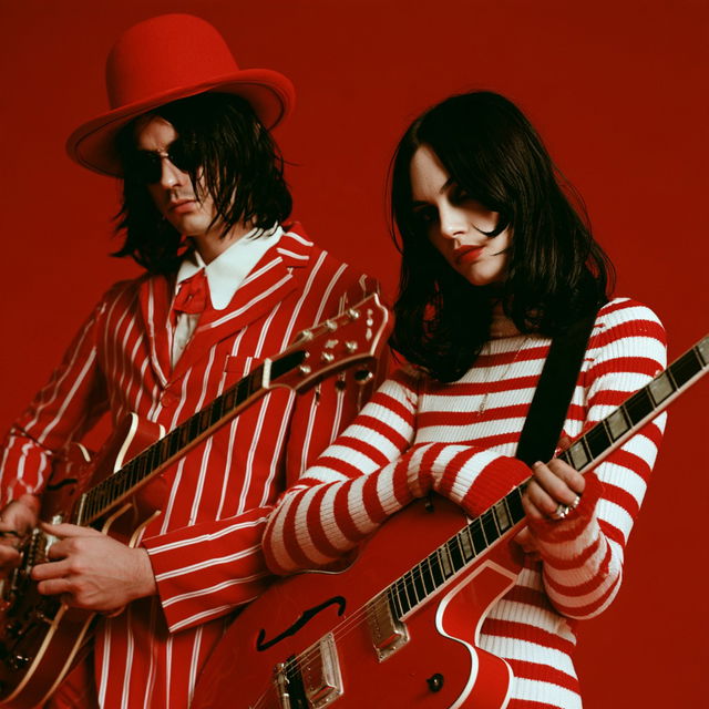 The White Stripes style, Midjourney V8.2, render 3 of 4