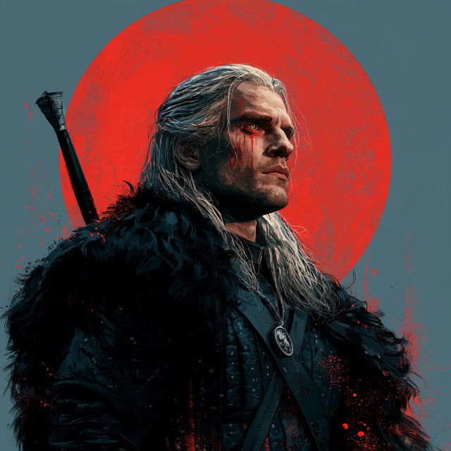 The Witcher style, Midjourney V8.2, render 4 of 4