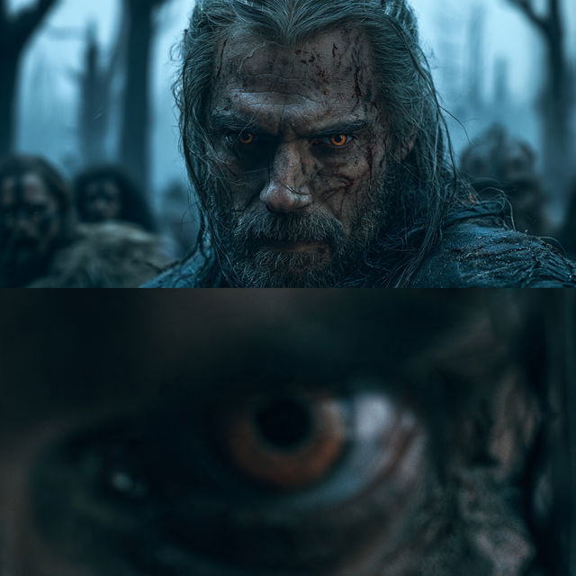 The Witcher style, Midjourney V8.2, render 3 of 4