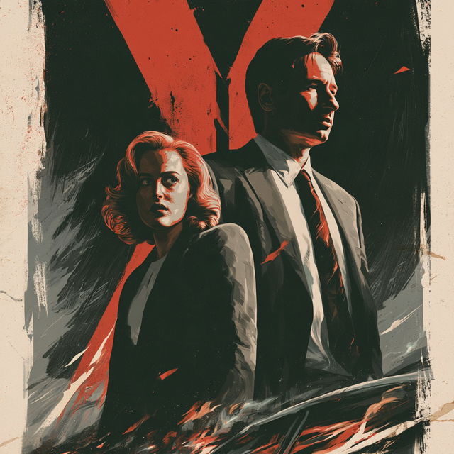The X-Files style, Midjourney V8.2, render 4 of 4