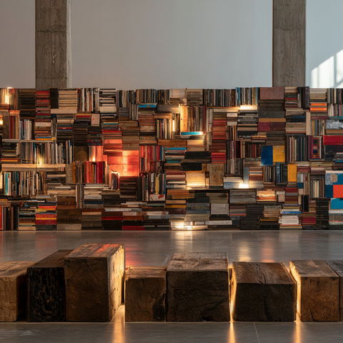Theaster Gates style (Sculptors), Midjourney V8.2