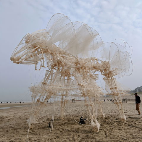 Theo Jansen style (Sculptors), Midjourney V8.2