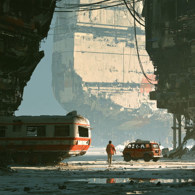 Theo Prins style, Midjourney V8.2, render 2 of 4