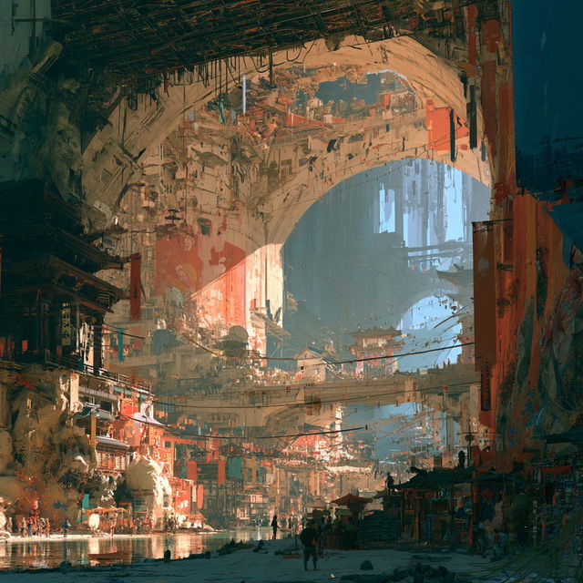 Theo Prins style, Midjourney V8.2, render 3 of 4