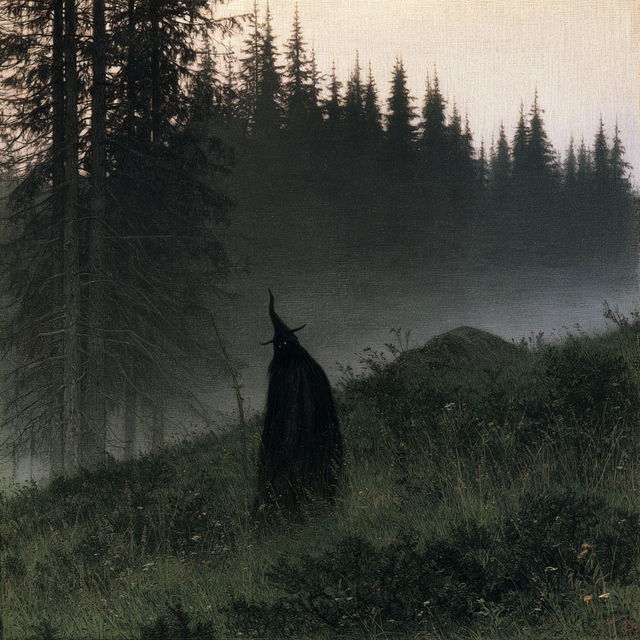 Theodor Kittelsen style, Midjourney V8.2, render 2 of 4