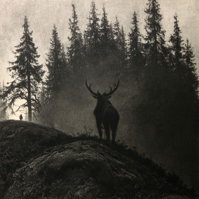 Theodor Kittelsen style, Midjourney V8.2, render 1 of 4