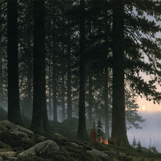 Theodor Kittelsen style, Midjourney V8.2, render 3 of 4