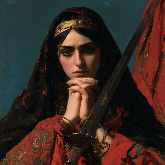 Theodore Chasseriau style, Midjourney V8.2, render 3 of 4
