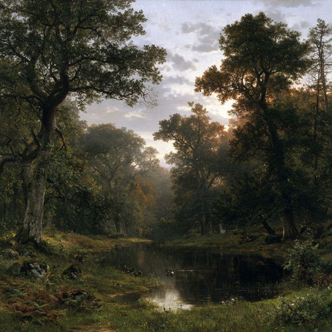 Theodore Rousseau style (Painters), Midjourney V8.2