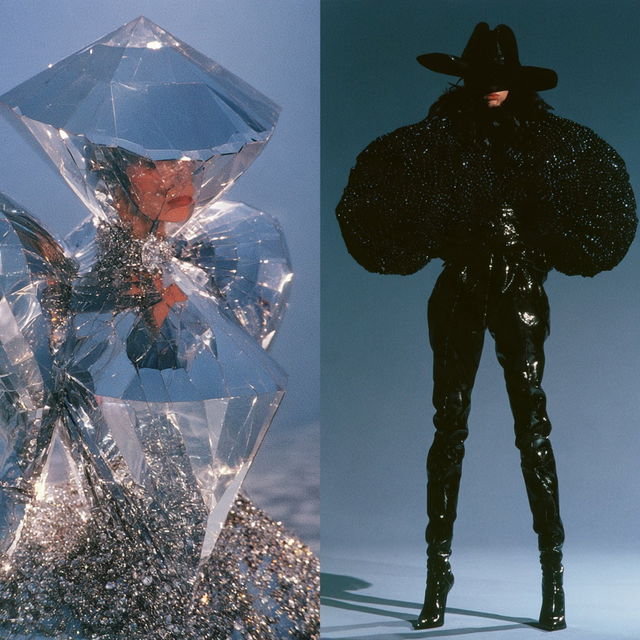 Thierry Mugler style, Midjourney V8.2, render 3 of 4