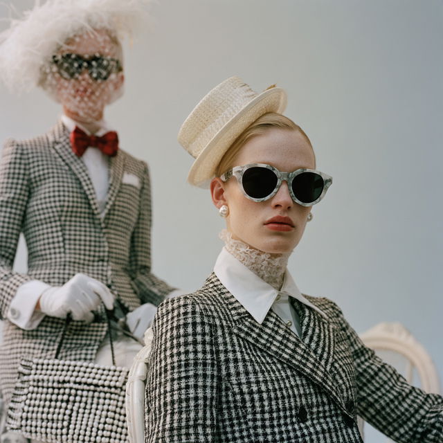 Thom Browne style, Midjourney V8.2, render 2 of 4